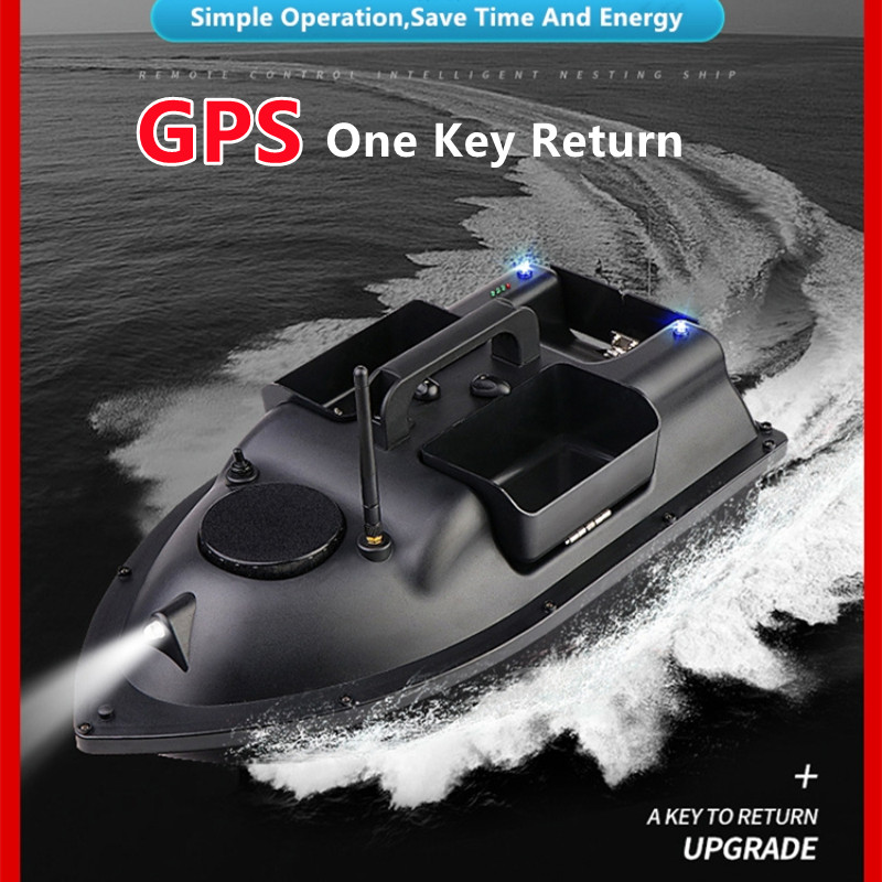 Perahu Umpan Pancing RC dengan - Fishing Boat Depth Finder ulasan dan harga