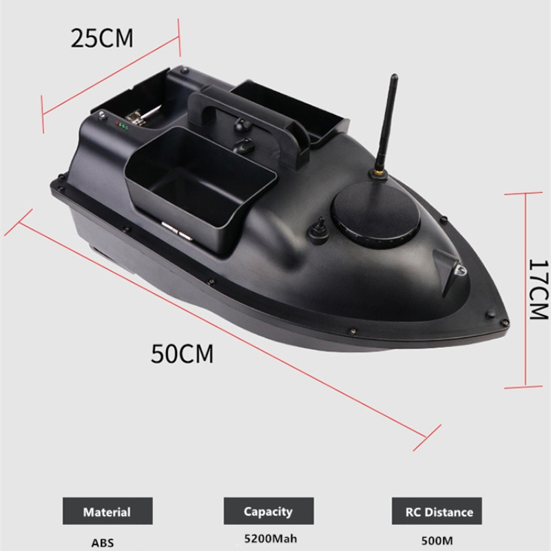 Perahu Umpan Pancing RC dengan - Fishing Boat Depth Finder ulasan dan harga